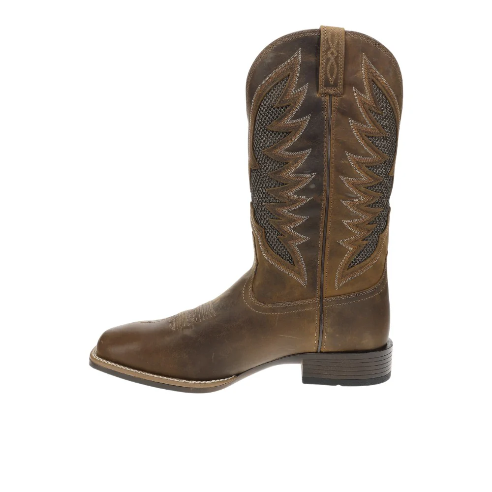 VentTEK Ultra Square Toe Pull On Cowboy Boots - Image 3