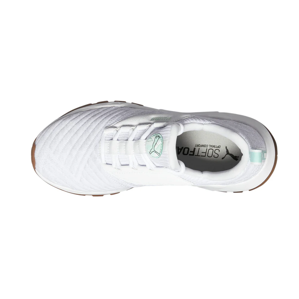 Venus Emboss Knit Lace Up Sneakers - Image 4