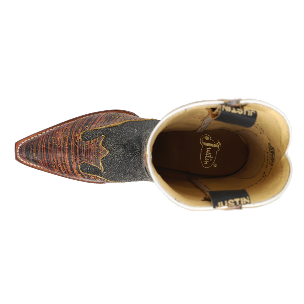 Vera Black Snip Toe Cowboy Boots - Image 4