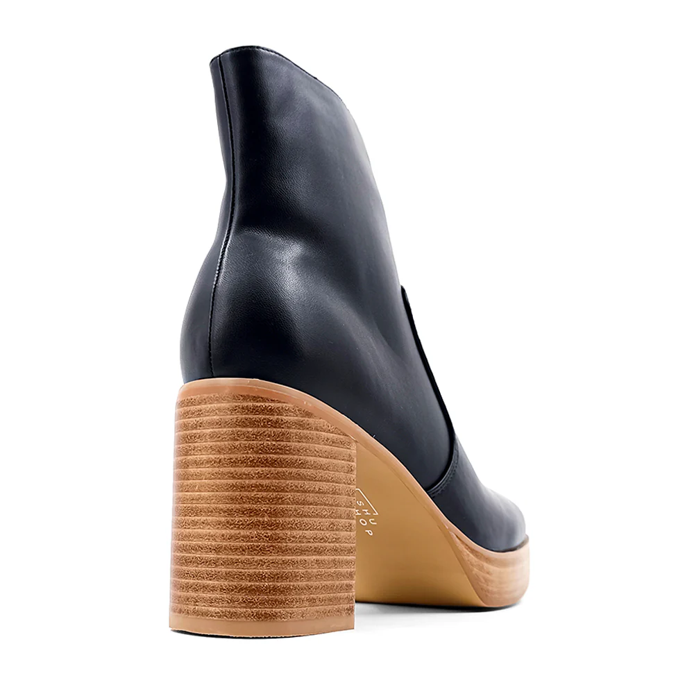 Vernita Round Toe Platform Zippered Boots - Image 3