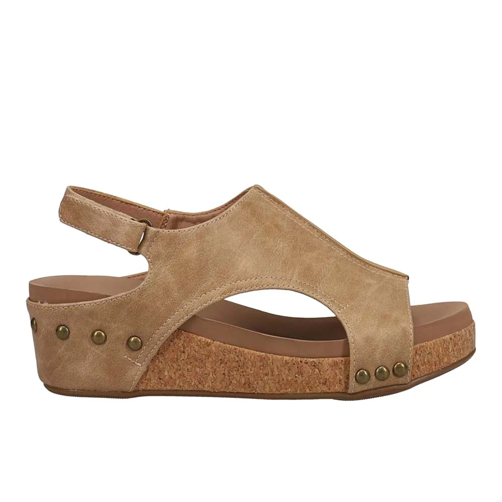 Volta II Studded Wedge Slingback Sandals
