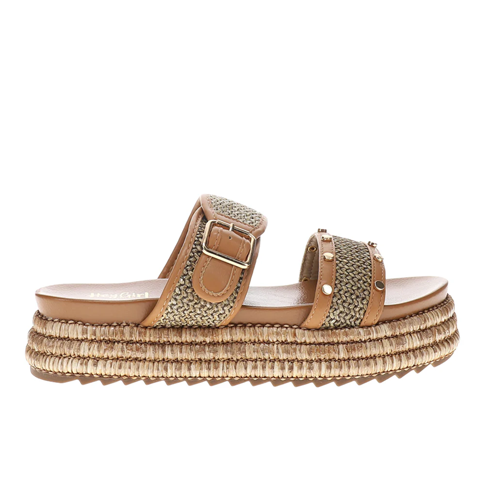 Walk of Shame Studded Platform Slide Sandals