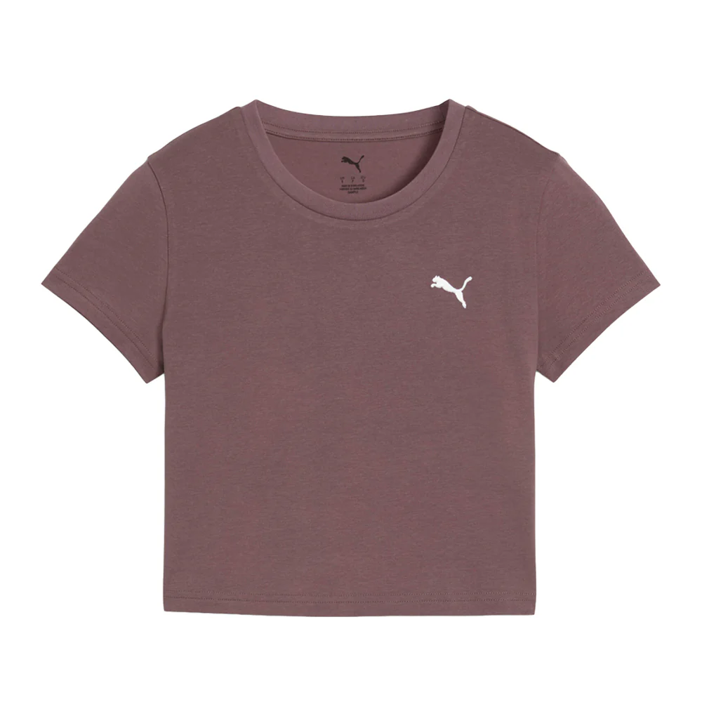 Wardrobe Essentials Cropped Crew Neck Short Sleeve T-Shirt