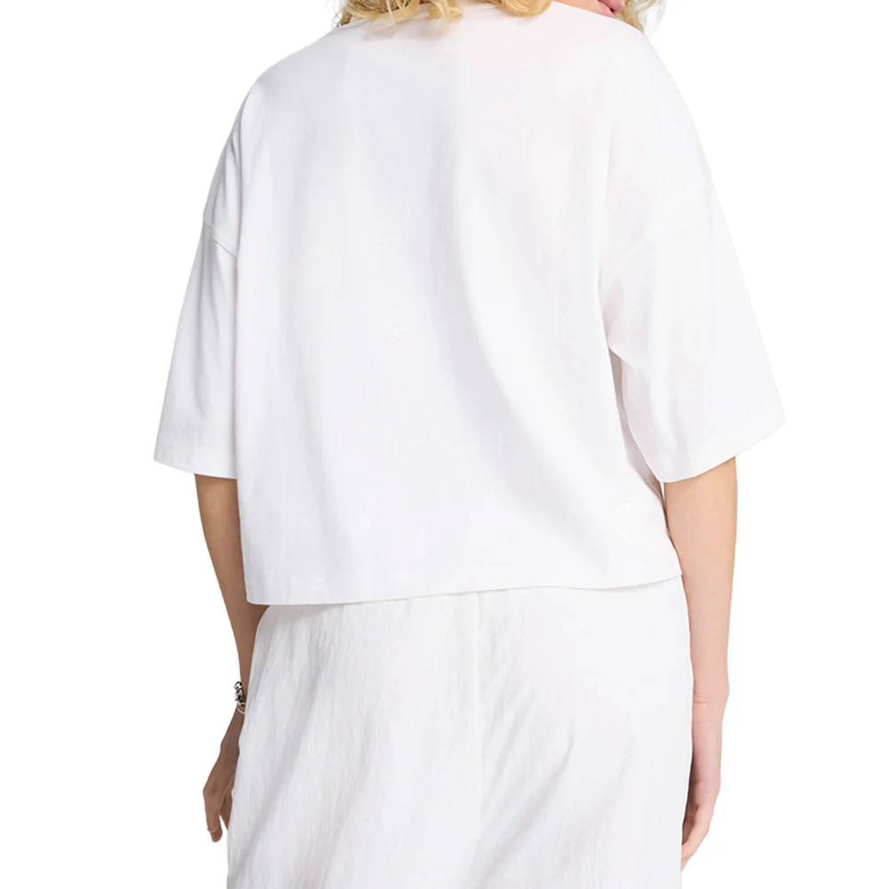 Wardrobe Essentials Oversized Crew Neck Short Sleeve T-Shirt - Image 4