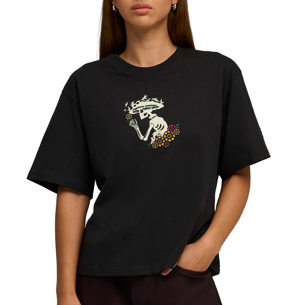 Wardrobe Essentials Dia De Muertos Relaxed Crew Neck Short Sleeve T-Shirt - Image 3
