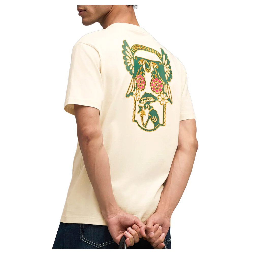 Wardrobe Essentials Dia De Muertos Relaxed Crew Neck Short Sleeve T-Shirt - Image 5
