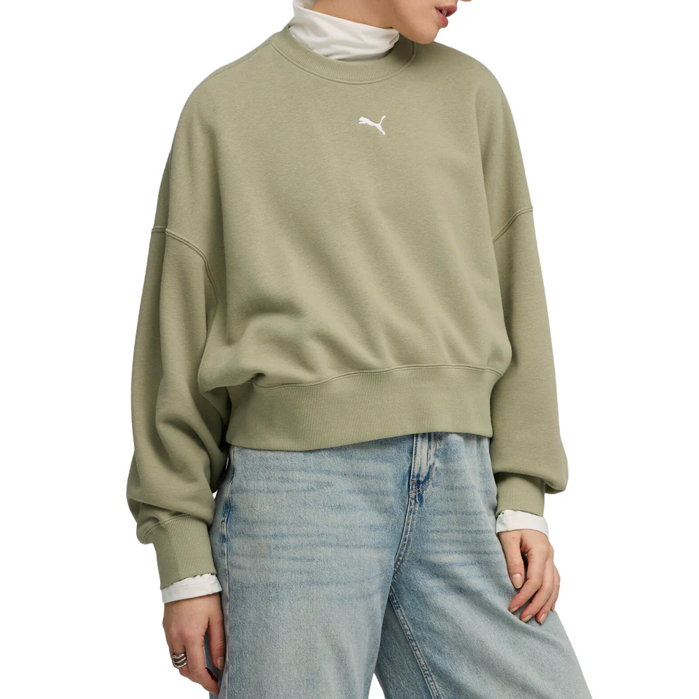 Wardrobe Essentials Oversized Crew Neck Sweatshirt - Image 3