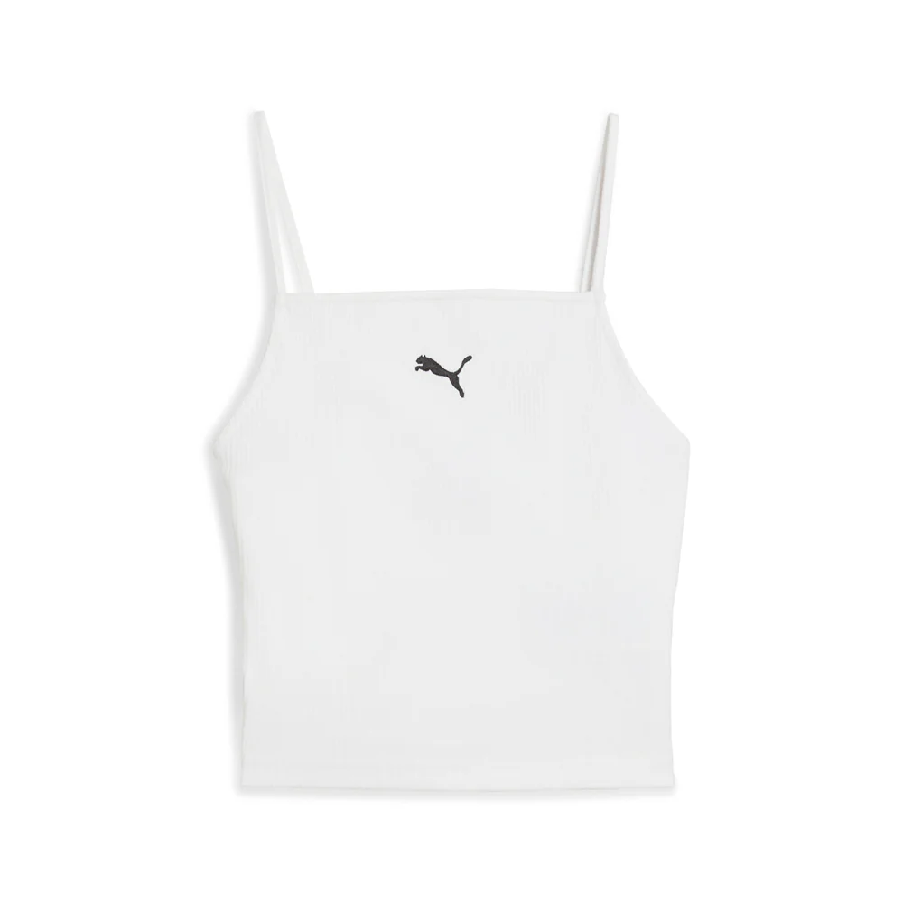 Wardrobe Essentials Ribbed Crew Neck Tank Top