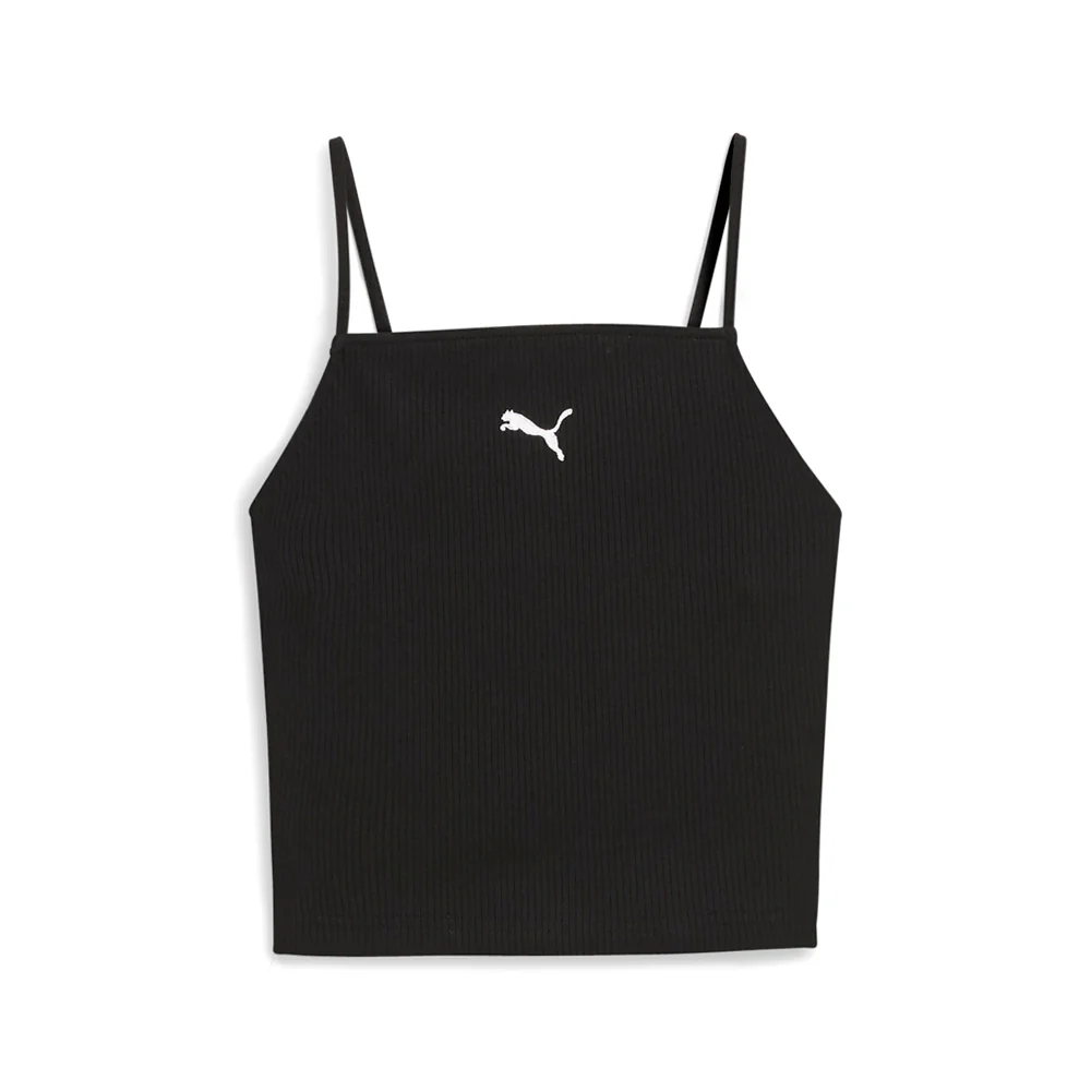 Wardrobe Essentials Ribbed Crew Neck Tank Top