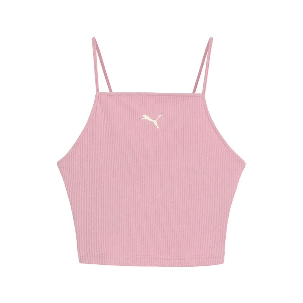 Wardrobe Essentials Ribbed Crew Neck Tank Top