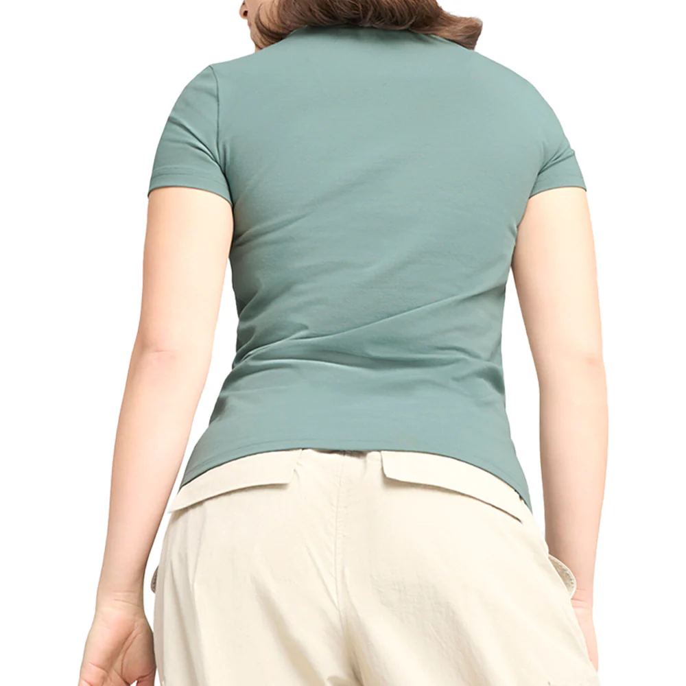 Wardrobe Essentials Slim Crew Neck Short Sleeve T-Shirt - Image 4