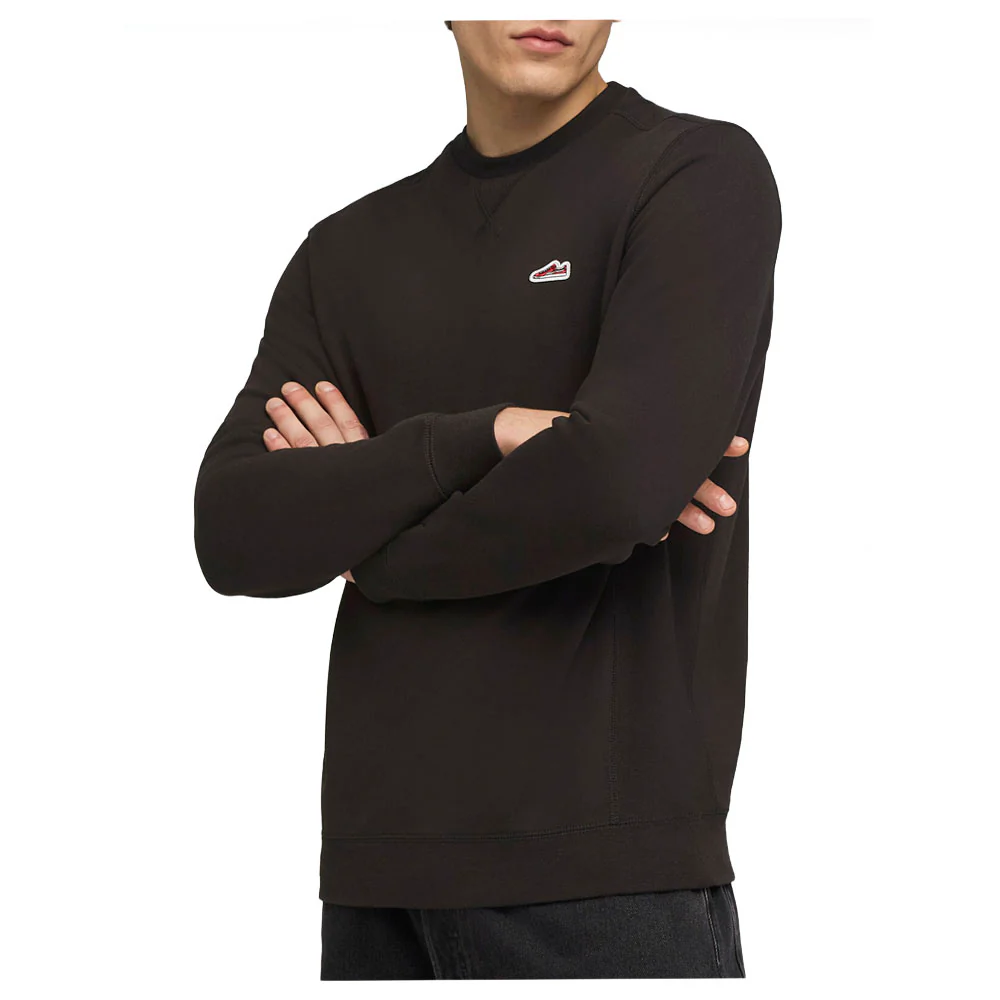 Wardrobe Essentials Suede Crew Neck Sweatshirt - Image 3