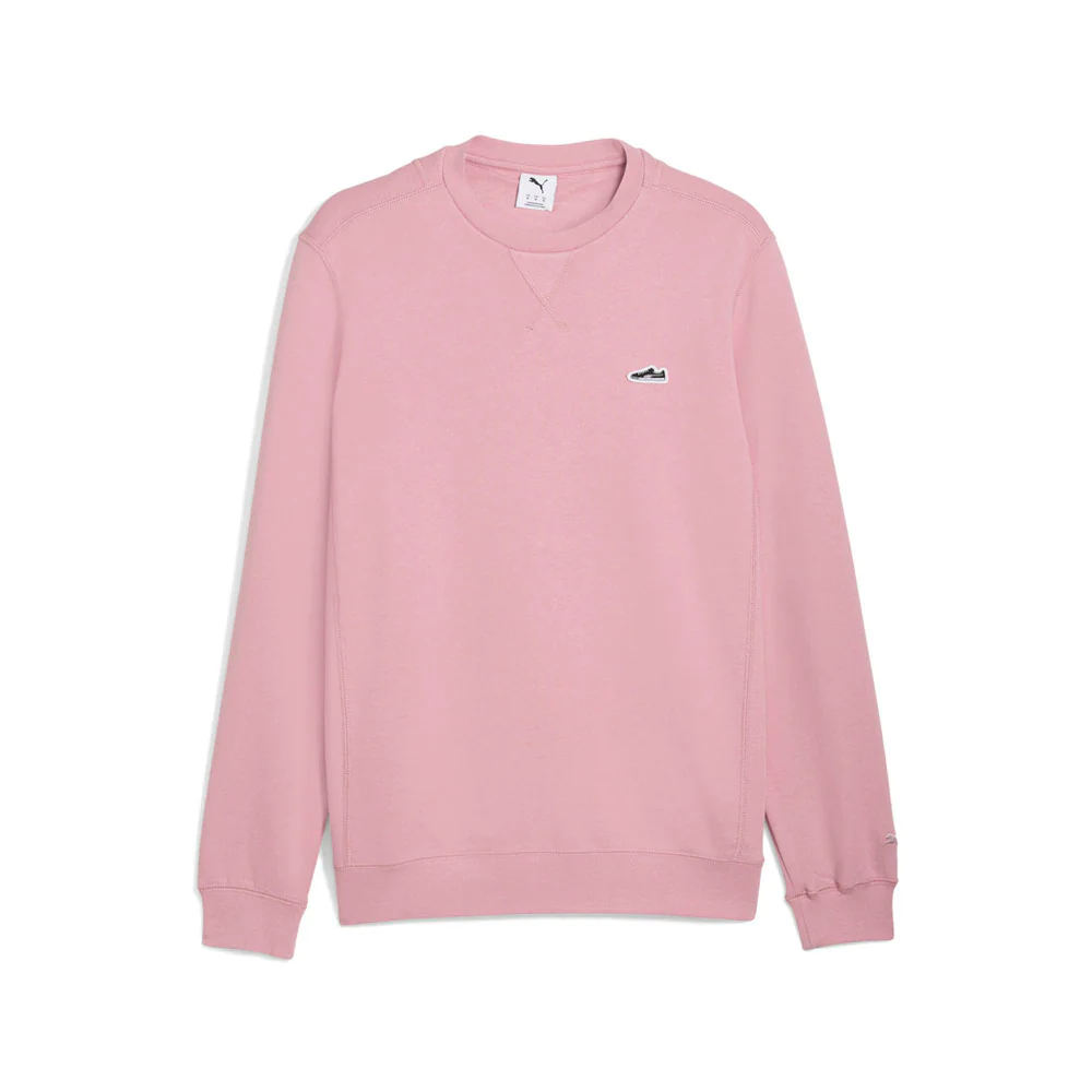 Wardrobe Essentials Suede Crew Neck Sweatshirt