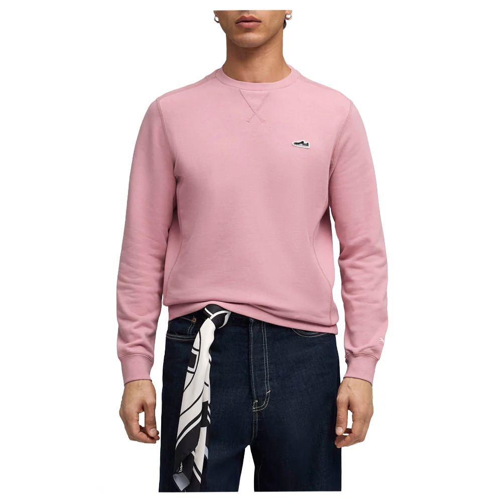 Wardrobe Essentials Suede Crew Neck Sweatshirt - Image 3