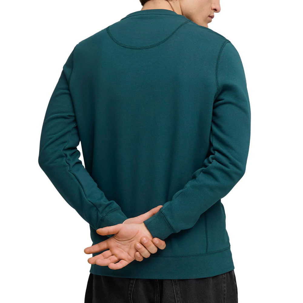 Wardrobe Essentials Suede Crew Neck Sweatshirt - Image 4