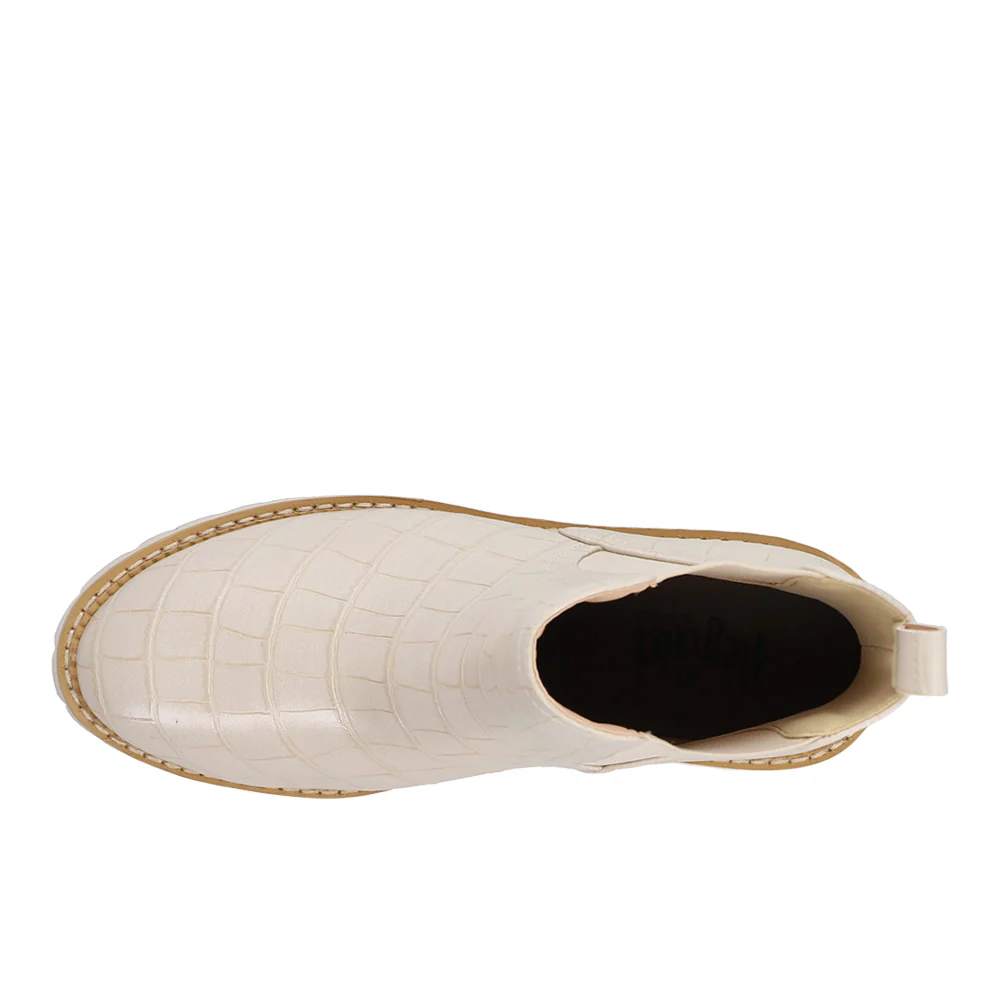 Whatever Croc Embossed Round Toe Chelsea Boots - Image 4