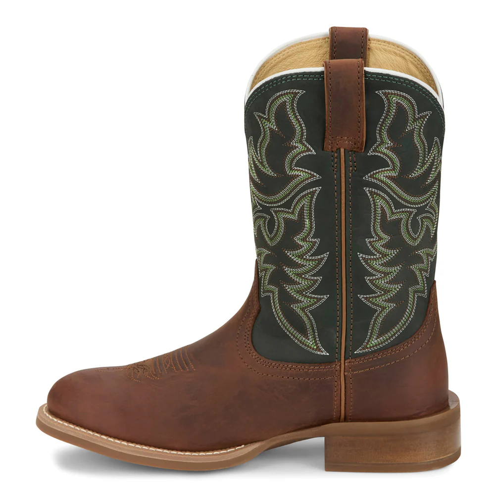 Wild Bill Round Toe Pull On Cowboy Boots - Image 3