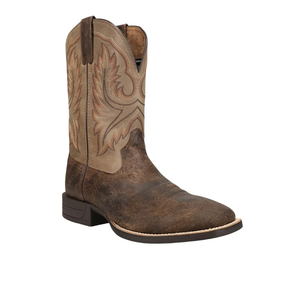 Wilder Embroidered Square Toe Pull On Cowboy Boots - Image 2