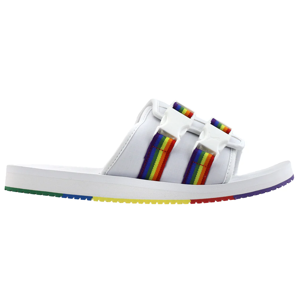 Wilo Lux Nylon Multicolor Slide Sandals