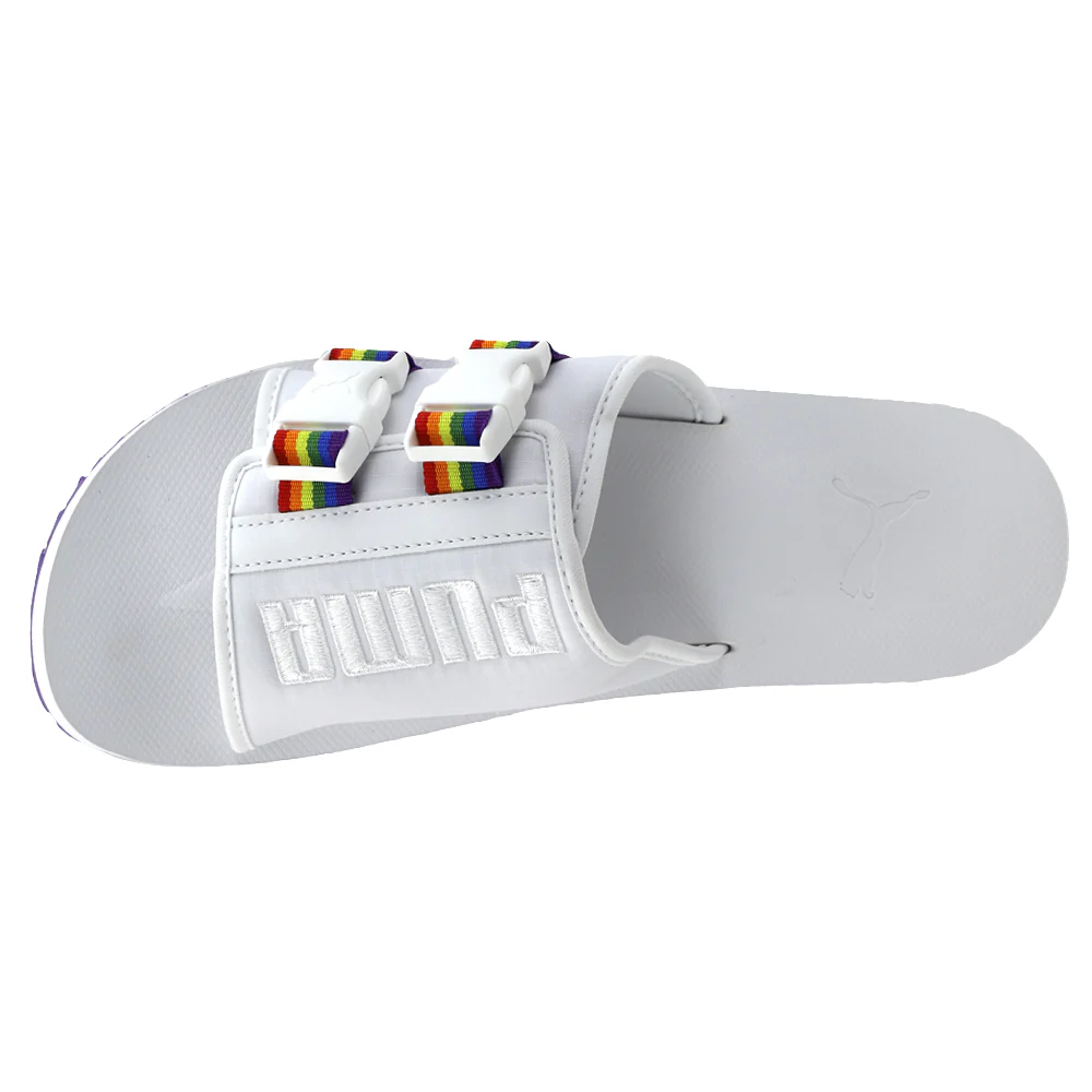 Wilo Lux Nylon Multicolor Slide Sandals - Image 4