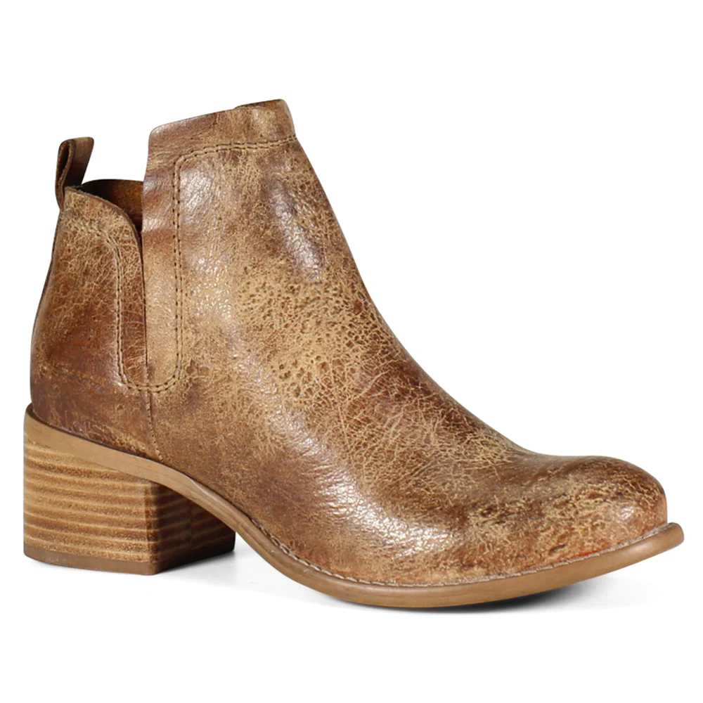 Win Doe Round Toe Pull On Booties - Image 2