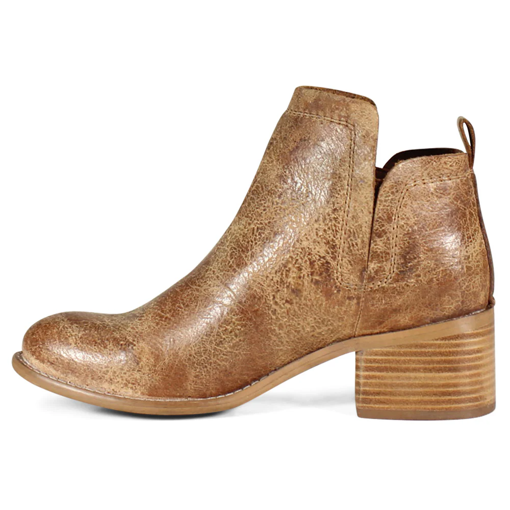 Win Doe Round Toe Pull On Booties - Image 3