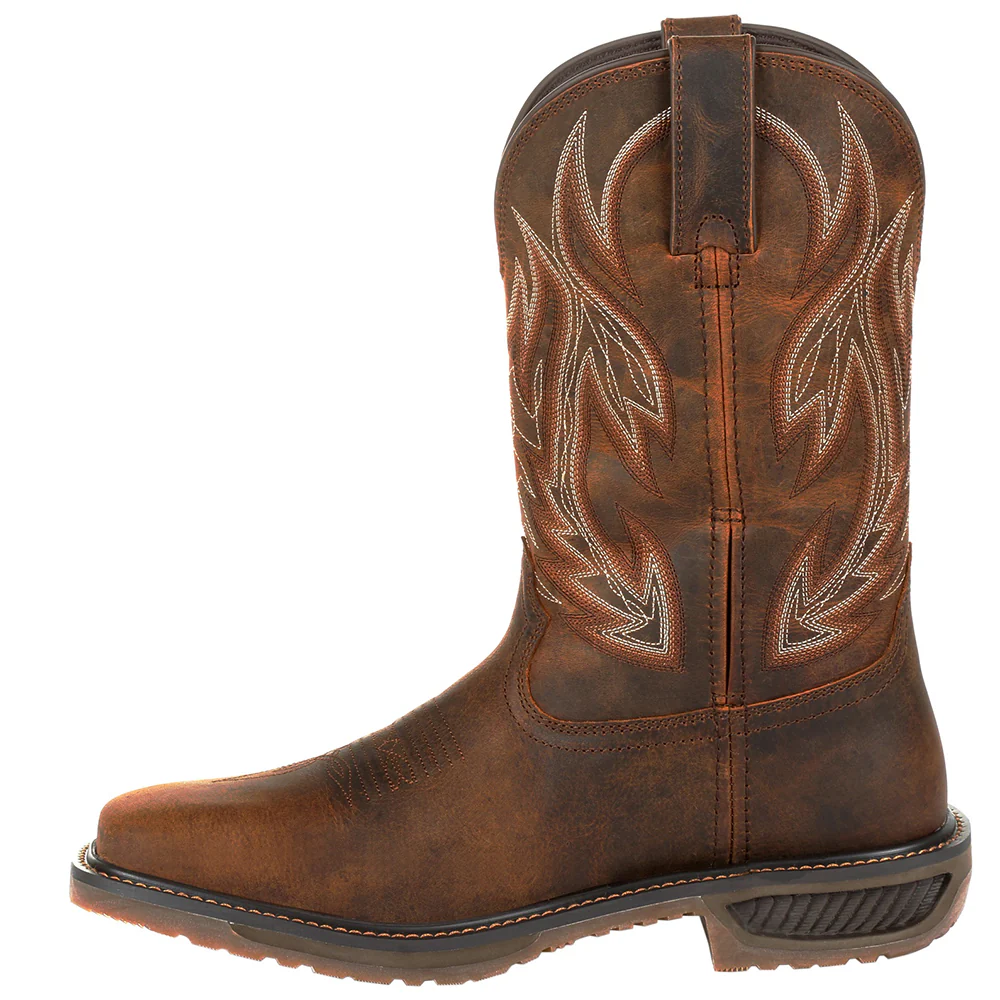 WorkHorse 11 Inch Slip Resistant Soft Toe Work Boots - Image 4