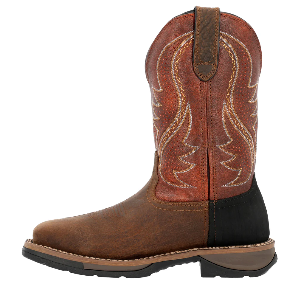 Workin' Rebel 11 Inch Slip Resistant Square Toe Work Boots - Image 3