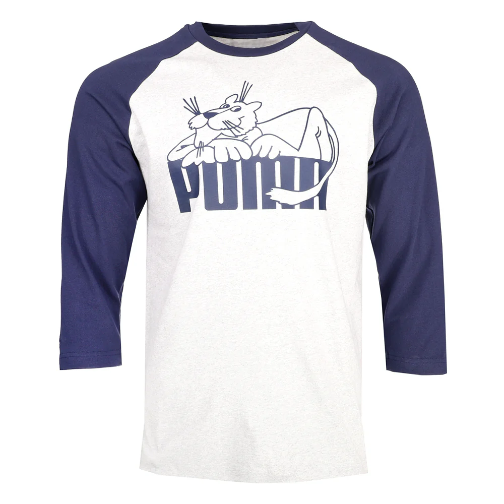 PUMA X NOAH Graphic Crew Neck 3/4 Sleeve T-Shirt