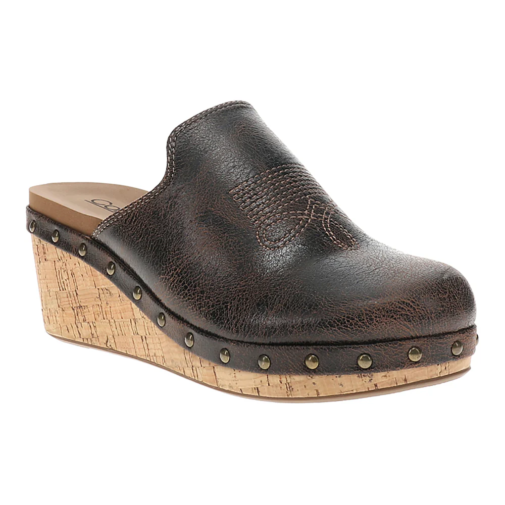 Yee Haw Studded Embroidered Mule Clogs - Image 2