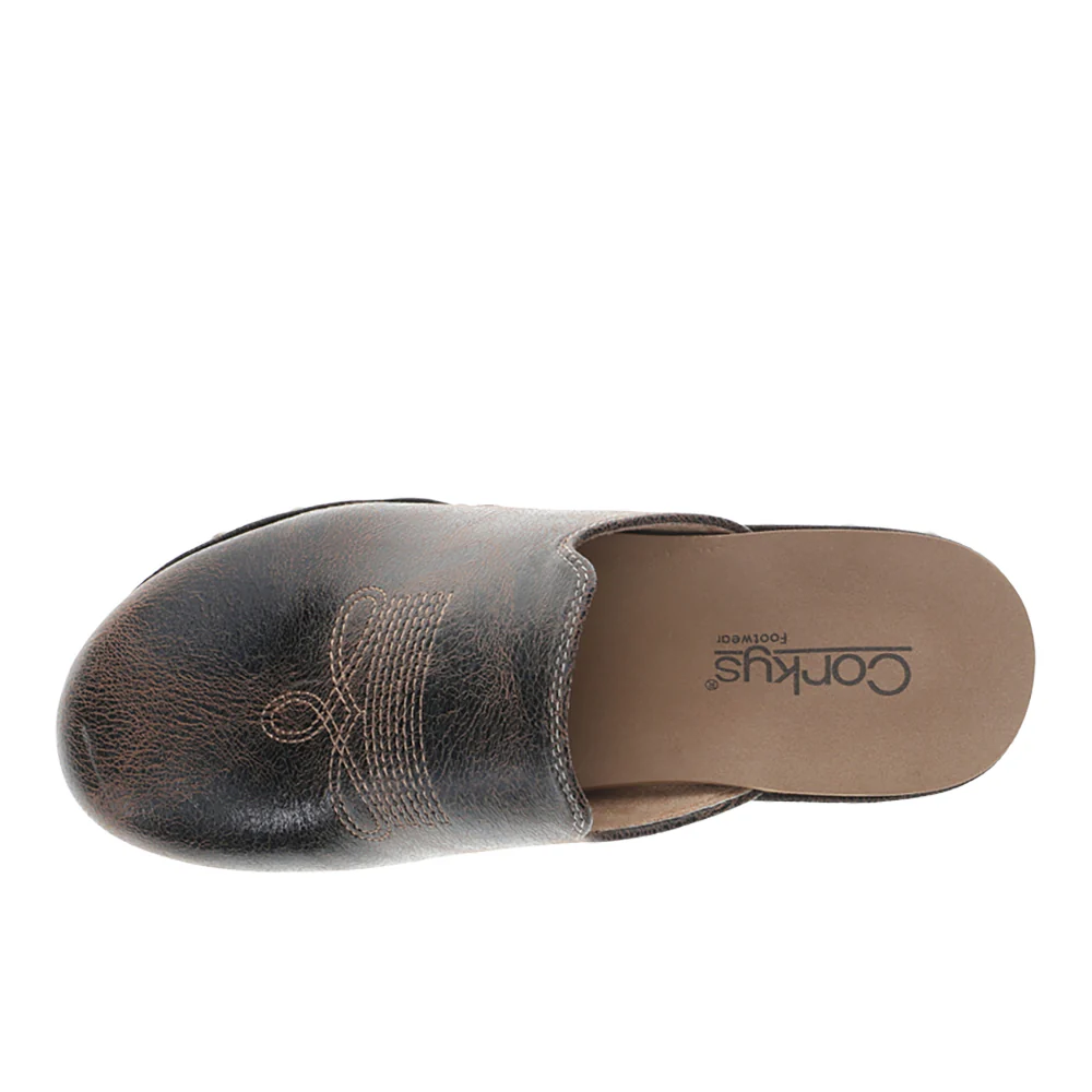 Yee Haw Studded Embroidered Mule Clogs - Image 4