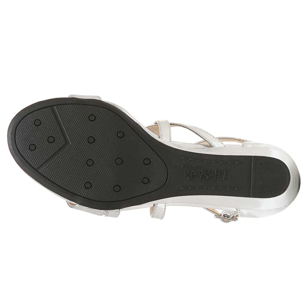 Yolanda Metallic Strappy Sandals - Image 5