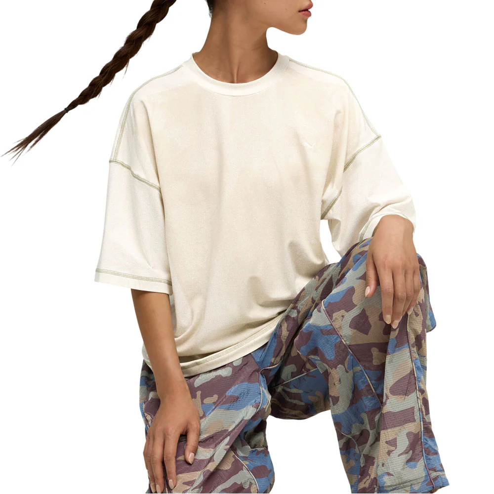 Yona Oversized Crew Neck Short Sleeve T-Shirt - Image 3