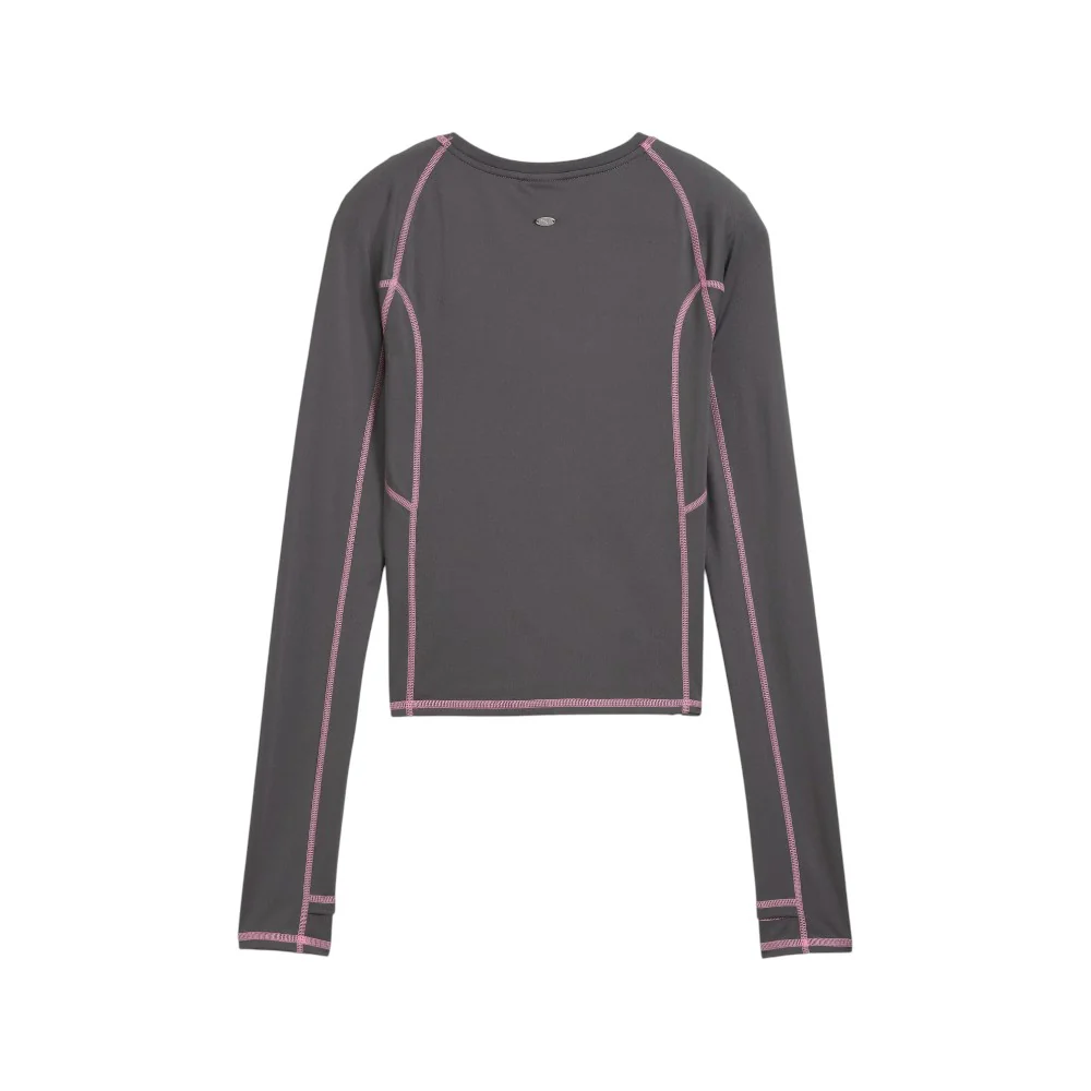 Yona Tight Crew Neck Long Sleeve T-Shirt - Image 2