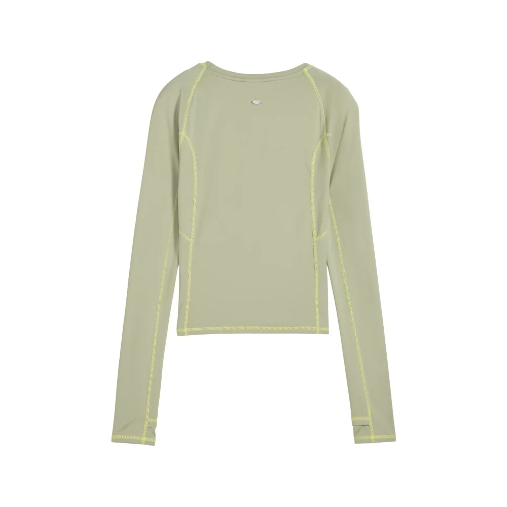 Yona Tight Crew Neck Long Sleeve T-Shirt - Image 2
