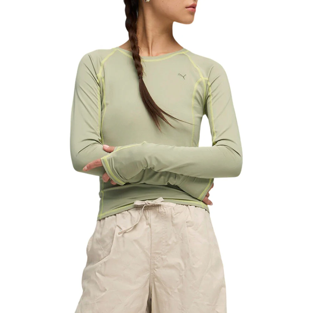 Yona Tight Crew Neck Long Sleeve T-Shirt - Image 5